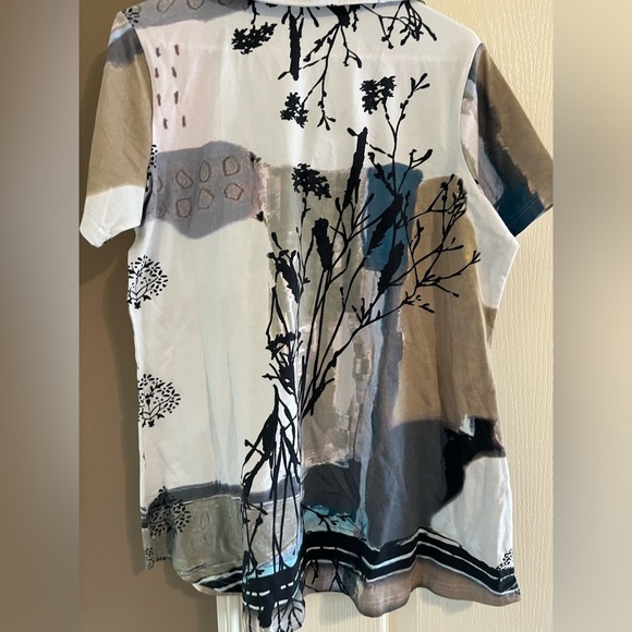 Parsley & Sage NEW Top Womens Large Multicolor Art to Wear boho earthy y2k - Picture 5 of 5